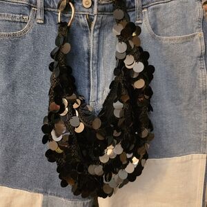 Black Sequin Women's Purse..NWOT